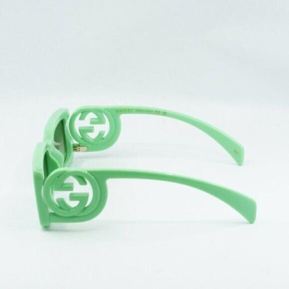 NEWEST GUCCI GG1325S 004 GREEN SUNGLASSES - Picture 7 of 13